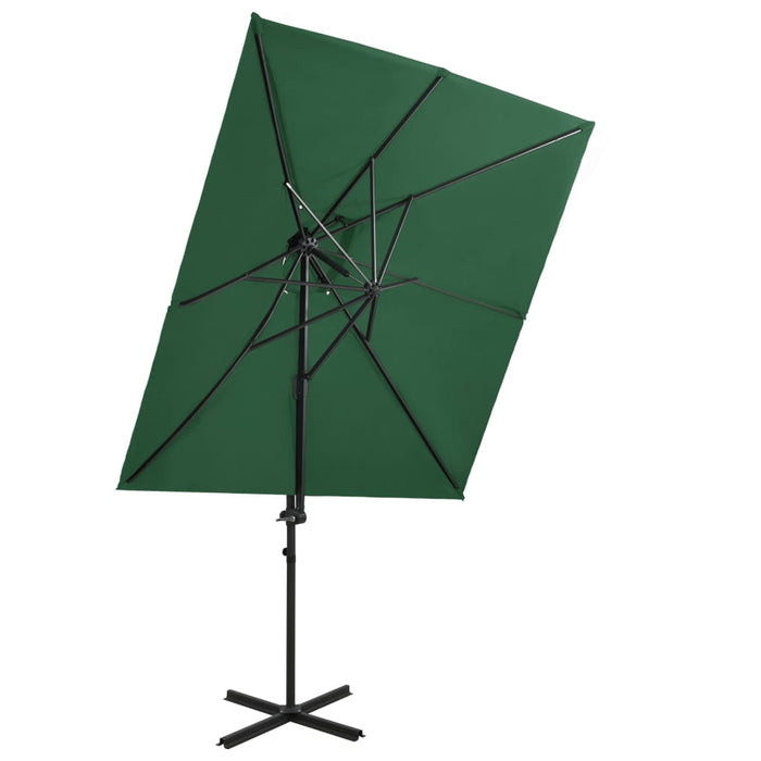 Zweefparasol Met Dubbel Dak 250X250 Cm Kleurig