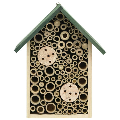 Insectenhotels 2 St 23X14X29 Cm Massief Vurenhout