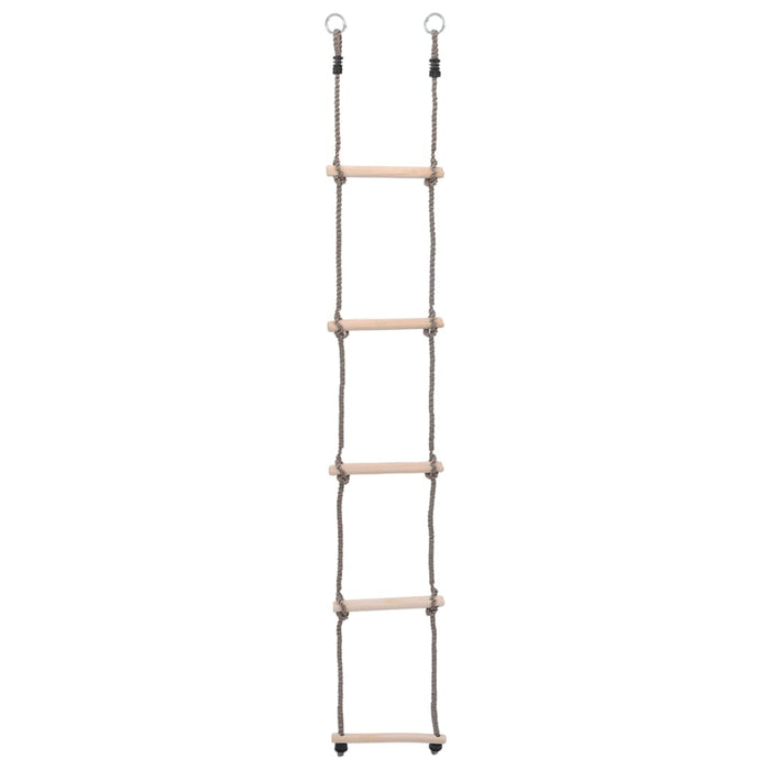 Ladder Met 5 Sporten 210 Cm Massief Grenenhout