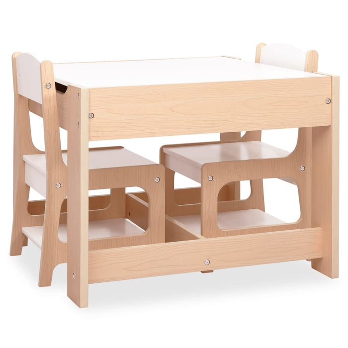 Kindertafel Met 2 Stoelen Mdf