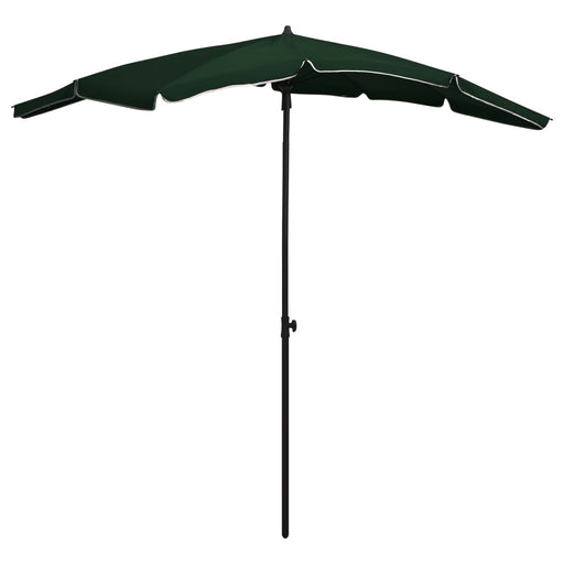 Parasol Met Paal 200X130 Cm Azuurblauw