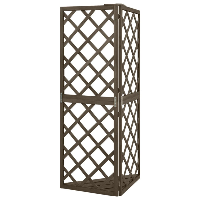 Latwerk Hoekmodel 50X50X145 Cm Massief Vurenhout