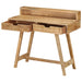 Bureau 100X45X90 Cm Massief Ruw Mangohout