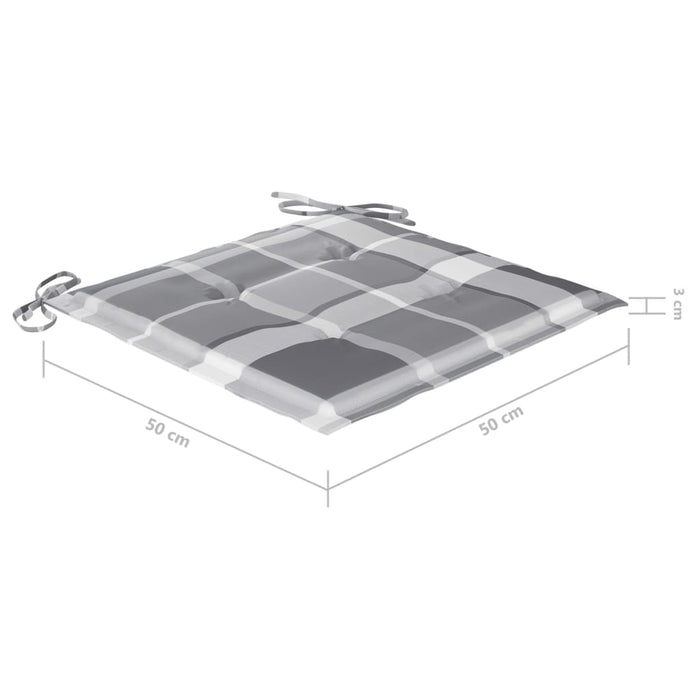 Stoelen Batavia Met Kussens Massief Teakhout