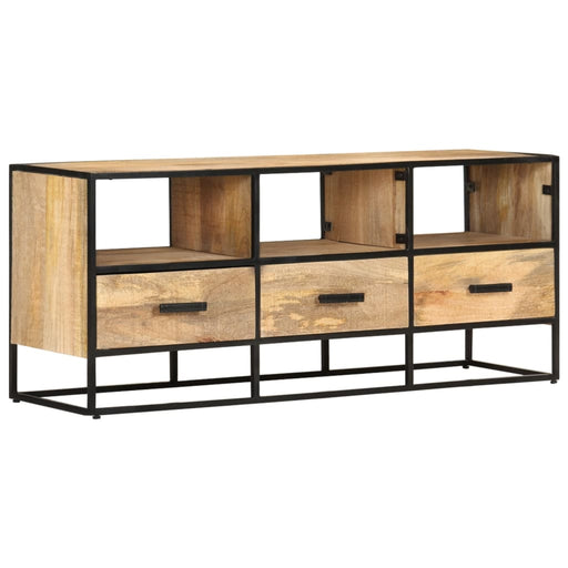 Tv-Meubel 110X30X45 Cm Massief Acaciahout