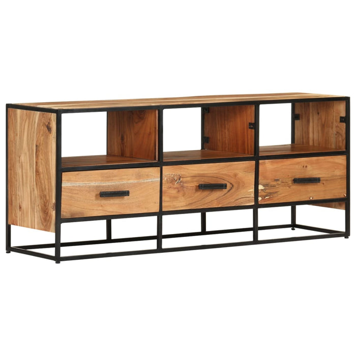 Tv-Meubel 110X30X45 Cm Massief Acaciahout