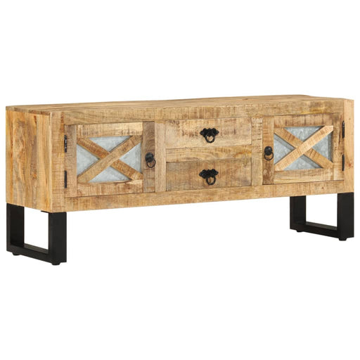 Tv-Meubel 110X30X45 Cm Ruw Mangohout