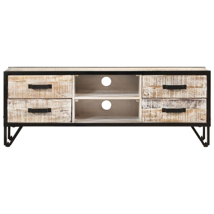 Tv-Meubel 110X30X41 Cm Massief Acaciahout