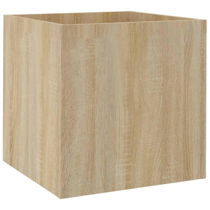 Plantenbak 40X40X40 Cm Bewerkt Hout Sonoma Eiken