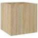 Plantenbak 40X40X40 Cm Bewerkt Hout Sonoma Eiken