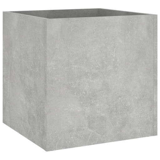 Plantenbak 40X40X40 Cm Bewerkt Hout Betongrijs