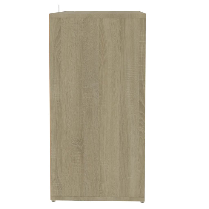 Schoenenkast 60X35X70 Cm Spaanplaat Kleurig Sonoma Eiken