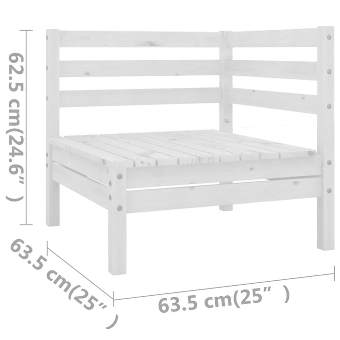 3082980  8-Delige Tuinloungeset Massief Hout Grenen