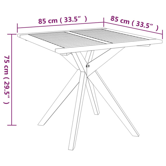 Tuinset Massief Acaciahout