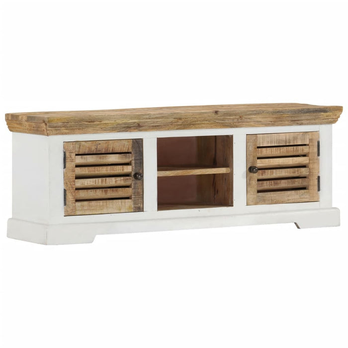 Tv-Meubel 110X30X40 Cm Massief Mangohout