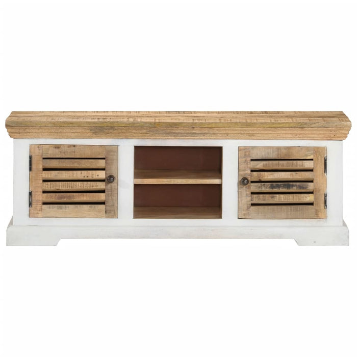 Tv-Meubel 110X30X40 Cm Massief Mangohout