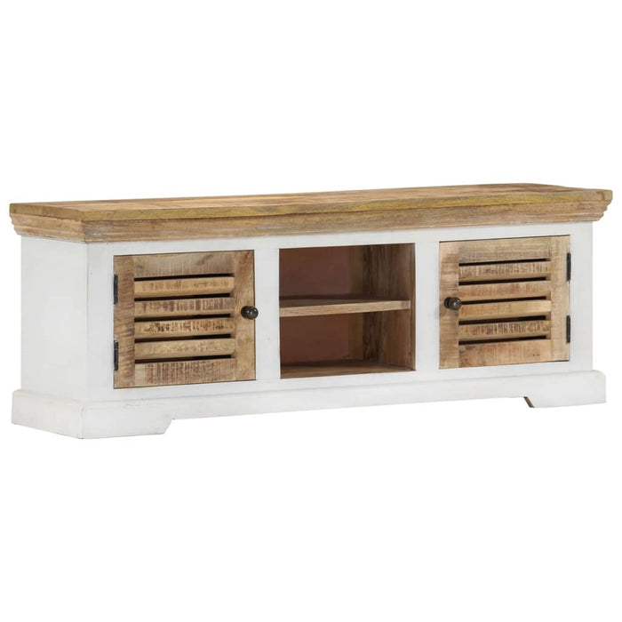 Tv-Meubel 110X30X40 Cm Massief Mangohout