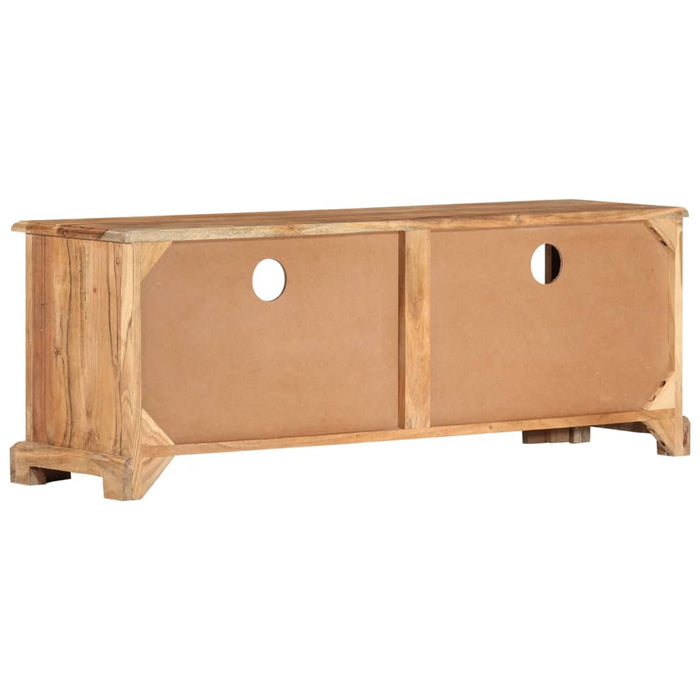 Tv-Meubel 110X30X40 Cm Massief Acaciahout Bruin