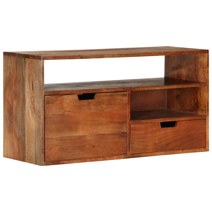 Tv-Meubel 80X30X42 Cm Massief Acaciahout