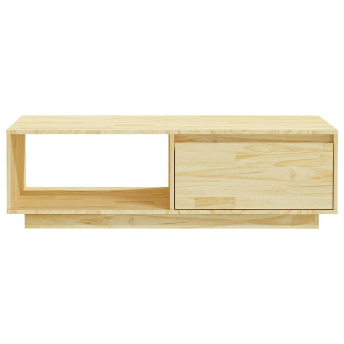 Salontafel 110X50X33,5 Cm Massief Vurenhout