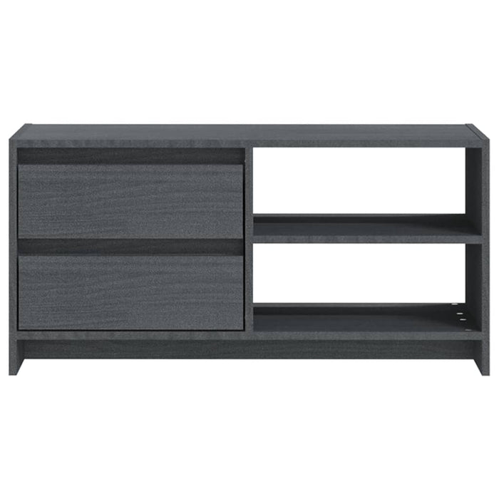 Tv-Meubel 80X3X39 Cm Massief Grenenhout