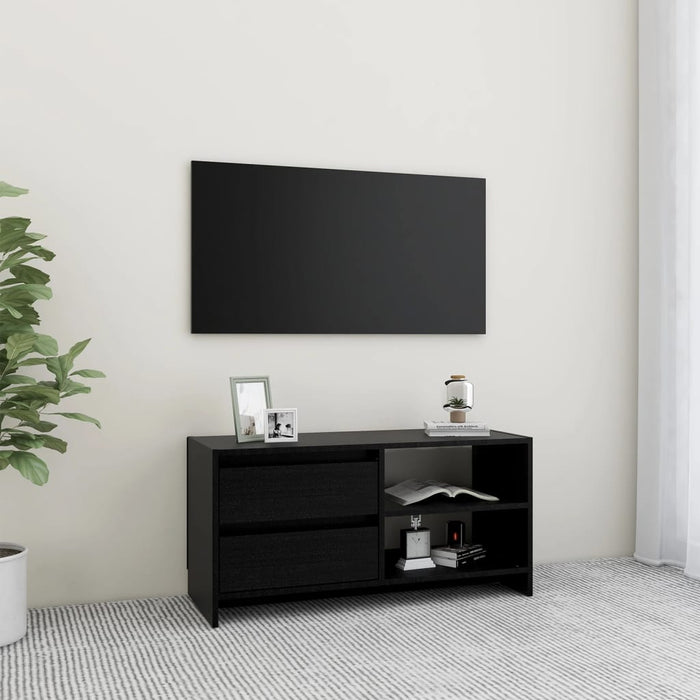 Tv-Meubel 80X3X39 Cm Massief Grenenhout