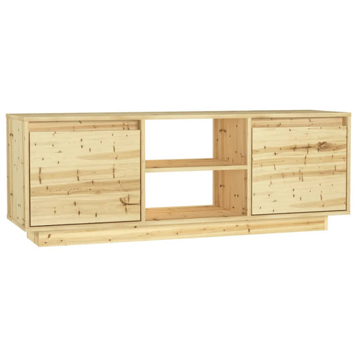 Tv-Meubel 110X30X40 Cm Massief Vurenhout