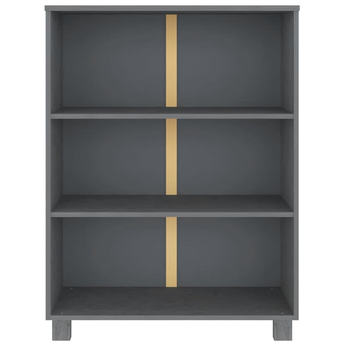 Boekenkast Hamar 85X35X2 Cm Massief Grenenhout