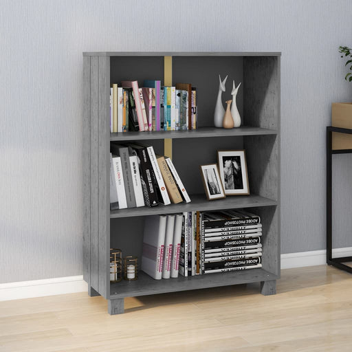 Boekenkast Hamar 85X35X2 Cm Massief Grenenhout