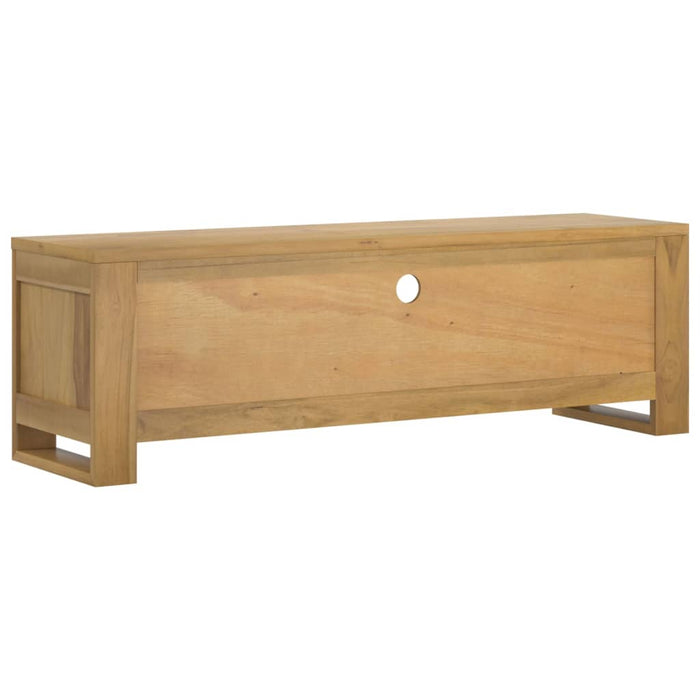 Tv-Meubel 110X30X35 Cm Massief Teakhout