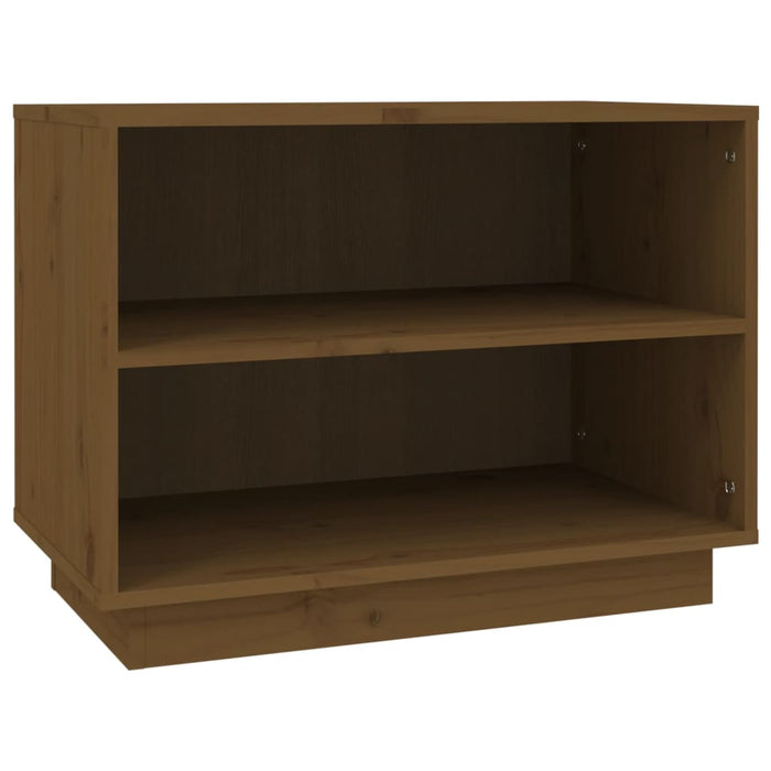 Schoenenkast 60X34X45 Cm Massief Grenenhout Honingbruin