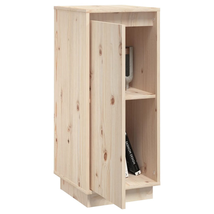 Dressoir 31,5X34X75 Cm Massief Grenenhout