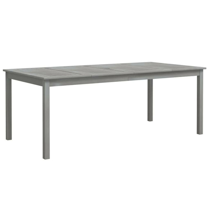 Tuintafel 200X100X75 Cm Massief Acaciahout Grijs