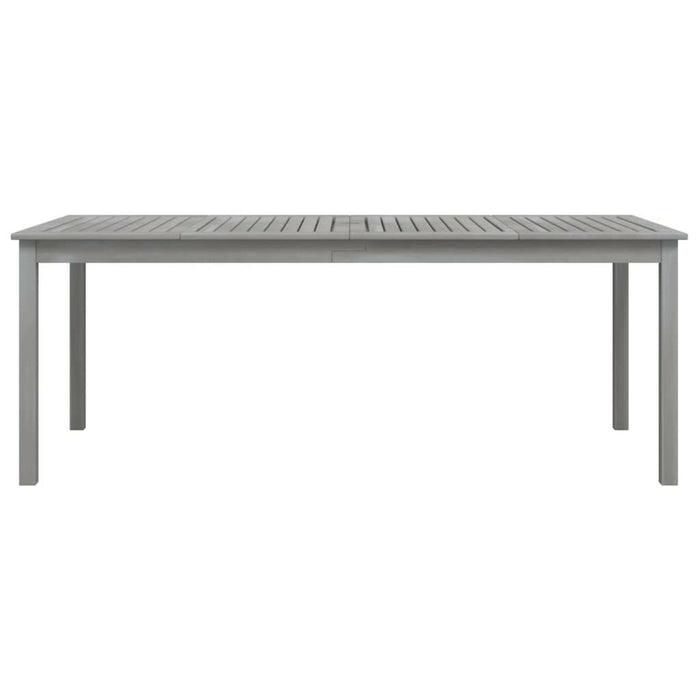 Tuintafel 200X100X75 Cm Massief Acaciahout Grijs