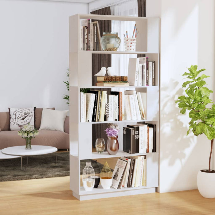 Boekenkast/Kamerscherm 80X25X63,5 Cm Massief Grenenhout