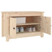 Schoenenkast 70X38X45,5 Cm Massief Grenenhout Naturel