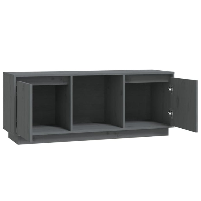 Tv-Meubel 0,5X35X44 Cm Massief Grenenhout