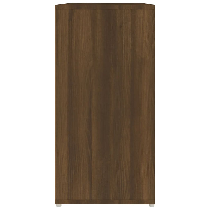 Schoenenkast 60X35X70 Cm Bewerkt Hout Bruineikenkleurig Bruin Eikenkleur