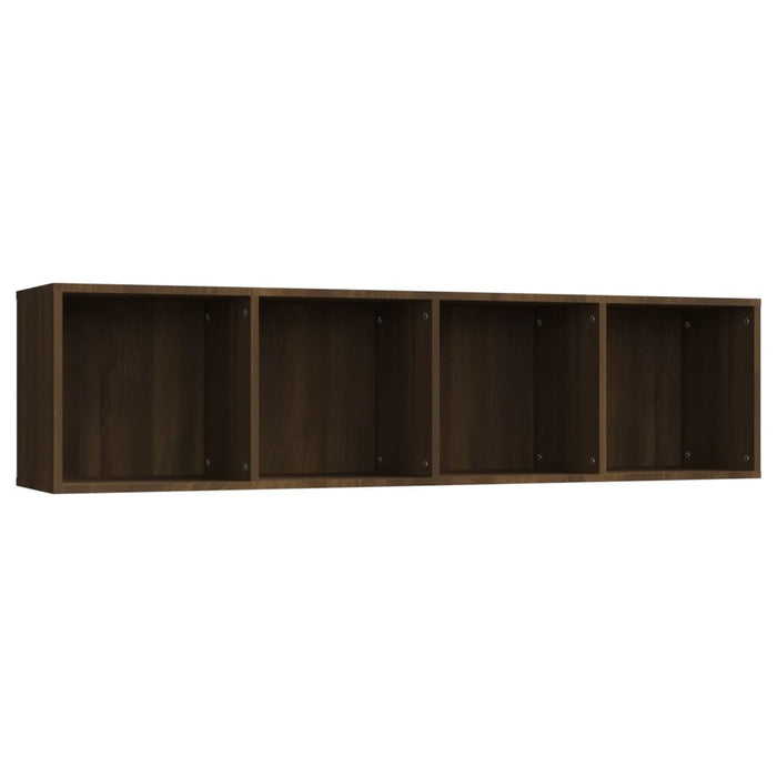 Boekenkast/Tv-Meubel 143X30X36 Cm Bewerkt Hout Bruineikenkleur