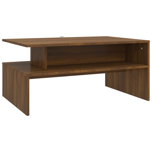 Salontafel 90X60X42,5 Cm Bewerkt Hout