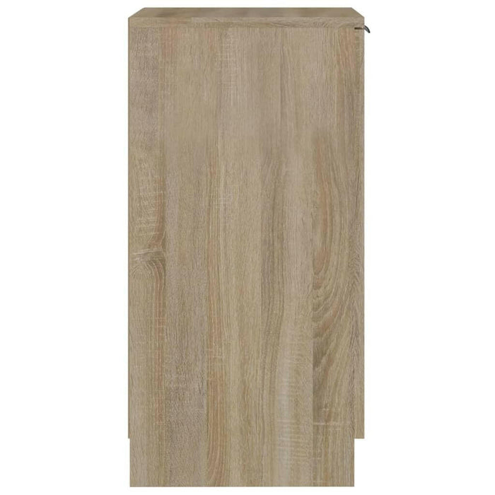 Schoenenkast 30X35X70 Cm Bewerkt Hout Sonoma Eikenkleurig