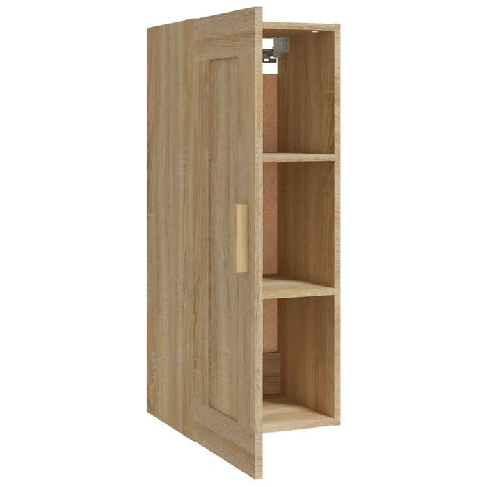 Hangkast 35X34X90 Cm Bewerkt Hout Kleurig