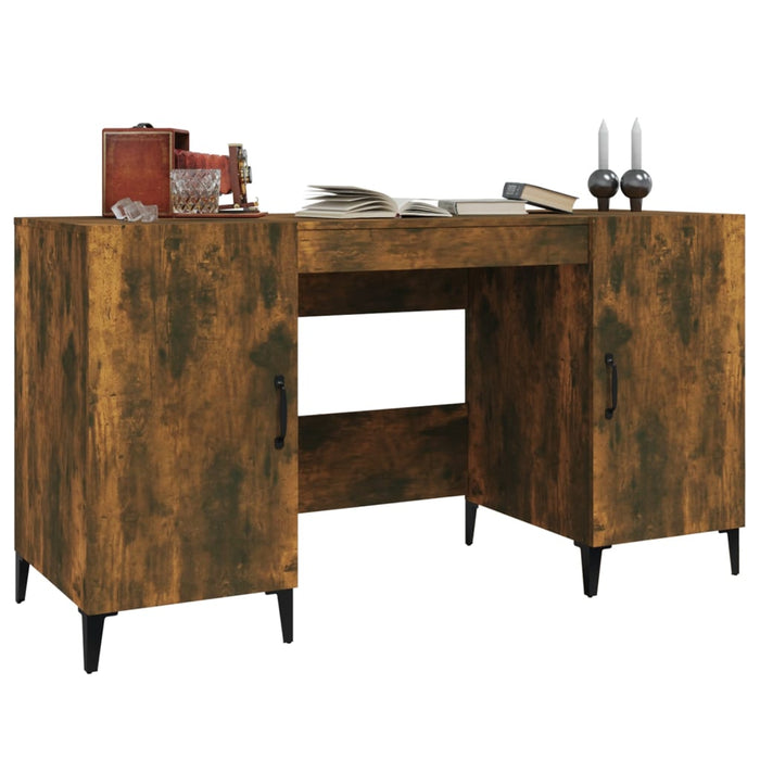 Bureau 140X50X75 Cm Bewerkt Hout Kleurig