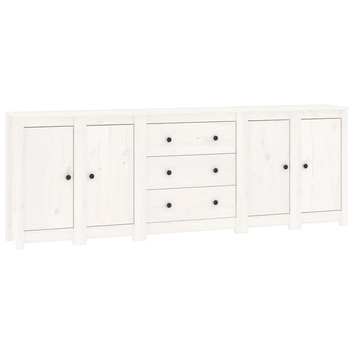 Dressoir 230X35X80 Cm Massief Grenenhout