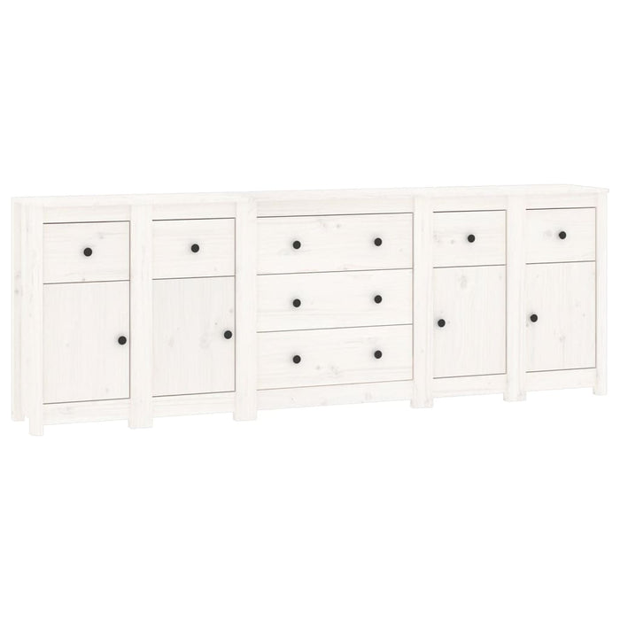 Dressoir 230X35X80 Cm Massief Grenenhout