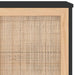 Dressoir 05X30X60 Cm Massief Grenen Hout En Rattan