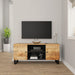 Tv-Meubel 105X33X46 Cm Massief Acaciahout