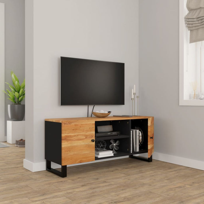 Tv-Meubel 105X33X46 Cm Massief Acaciahout