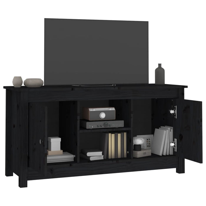 Tv-Meubel 103X36,5X52 Cm Massief Grenenhout