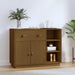 Dressoir 98,5X40X75 Cm Massief Grenenhout